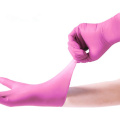 Einweg -Schönheits -Tattoo Pink Vinyl Nitril Blended Handschuhe
